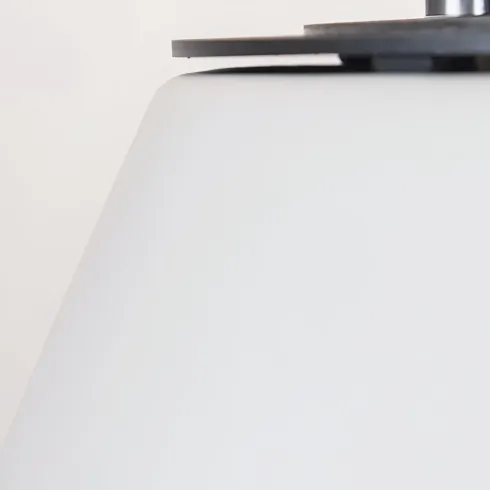 Camino Bioetanolo 1,5L Cono Ø60 Bianco da Terra da Interno Esterno