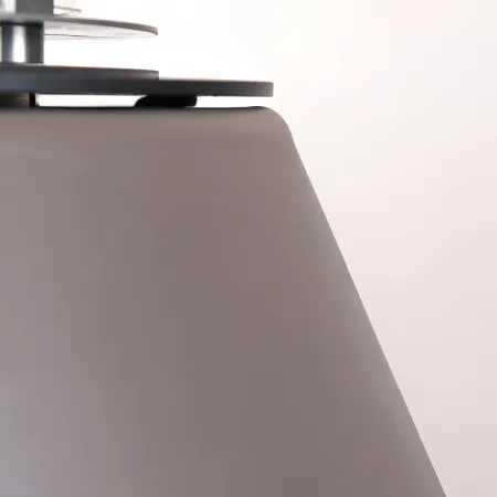 Camino Bioetanolo 1,5L Cono Ø60 Tortora da Terra da Interno Esterno