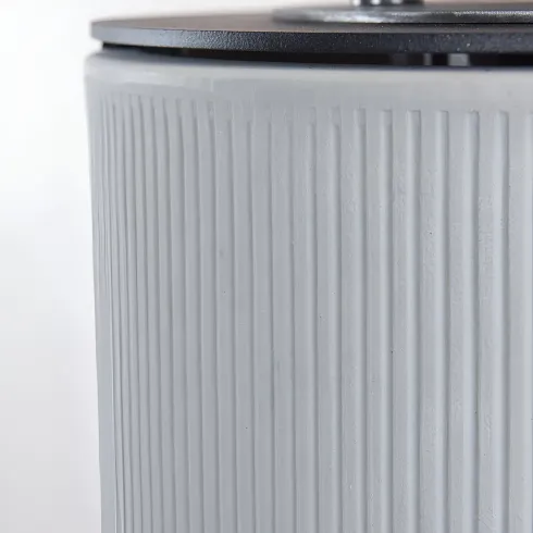 Camino a Bioetanolo 1,5L Bianco a Cilindro Ø35 da Pavimento Moderno