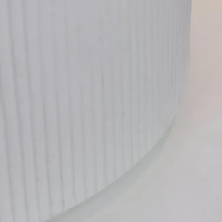 Camino a Bioetanolo 1,5L Bianco a Cilindro Ø35 da Pavimento Moderno