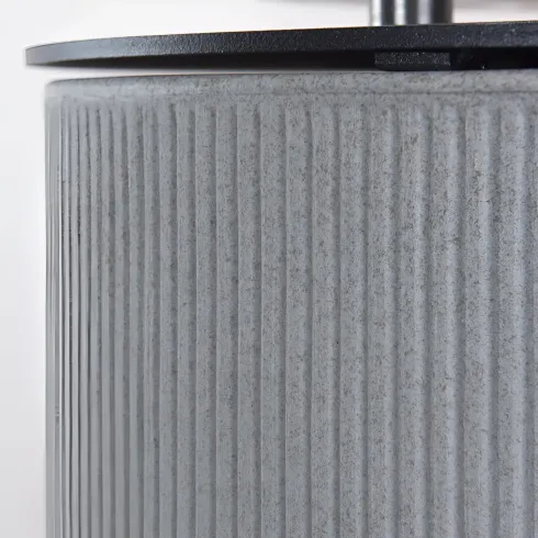 Camino a Bioetanolo 1,5L Corda Beige Cilindro Ø35 da Pavimento Moderno