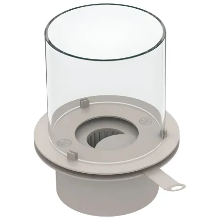 Camino Bioetanolo 1,5L Ghisa Grigio Cilindro Ø35 da Pavimento Moderno