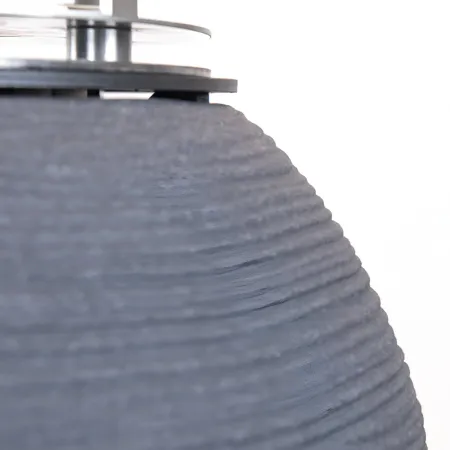 Camino Bioetanolo 1,5L Ghisa Grigio Ø40 da Terra Fiamma Reale Portatile