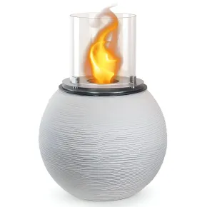 Camino Bioetanolo 1,5L Bianco Ø40 da Terra Fiamma Reale Portatile