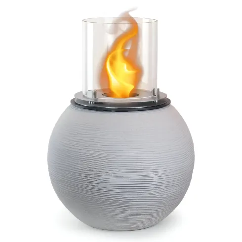 Camino Bioetanolo 1,5L Corda Beige Ø40 da Terra Fiamma Reale Portatile