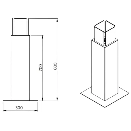 Camino a Bioetanolo a Colonna 70cm Bianco 3kW da Giardino Moderno