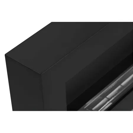 Camino a Bioetanolo da Parete 2,5 KW Nero Fiamma Reale Lana di Roccia
