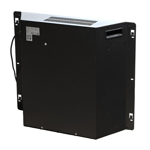 Insero Camino Elettrico da Incasso 1800 W Termostato Digitale Nero