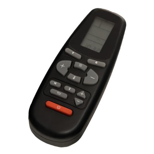 Insero Camino Elettrico da Incasso 1800 W Termostato Digitale Nero