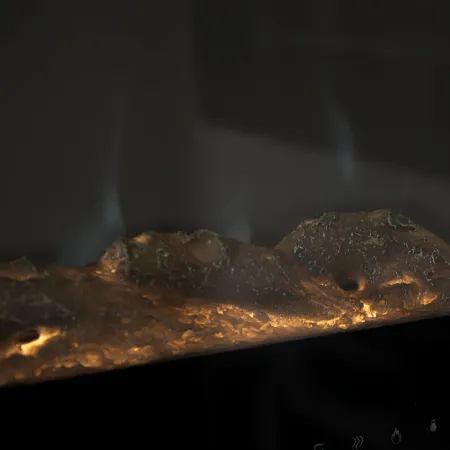 Camino Elettrico da Parete 1500 W Vetro Temperato LED Multicolore