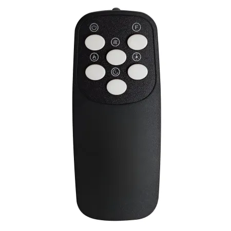 Camino Elettrico da Parete 1500 W Vetro Temperato LED Multicolore