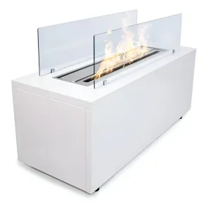Camino a Bioetanolo da Pavimento 4,5L Bianco Autoportante 4kW Moderno