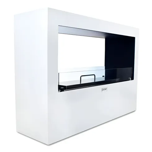 Camino a Bioetanolo 4,5L Bianco da Appoggio 4kW da Interno Esterno