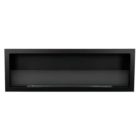 Camino Ecologico Bioetanolo 120x40 cm da Incasso a Parete Nero 3kW