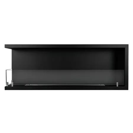 Camino a Bioetanolo 1,5L Nero Angolare a Sinistra da Incasso 90x45 cm