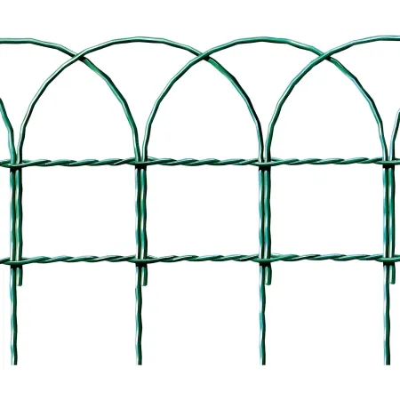 Rete Ornamentale Aiuola 90 cm Altezza Cavatorta Rotolo 25 Metri Zincato Verde