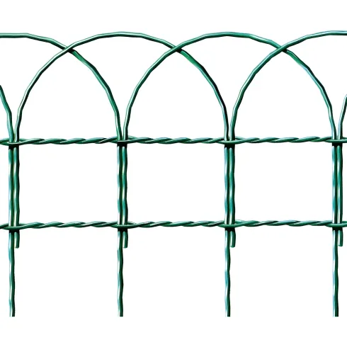 Rete Aiuola Ornamentale 40 cm Altezza Cavatorta Rotolo 25 Metri Zincata Verde