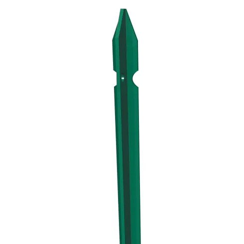 10 Paletti in Ferro per Recinzione 250 cm Plastificato Verde Pali Rete Giardino | BricoShop24