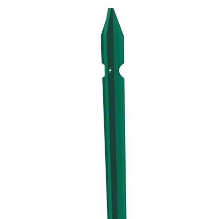 10 Paletti in Ferro per Recinzione 250 cm Plastificato Verde Pali Rete Giardino | BricoShop24