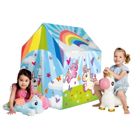 Tenda da Gioco per Bambini Casetta Unicorno per Cameretta da Interno