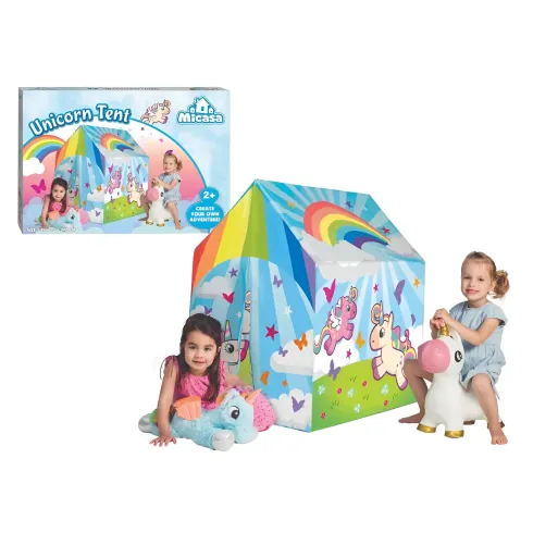 Tenda da Gioco per Bambini Casetta Unicorno per Cameretta da Interno