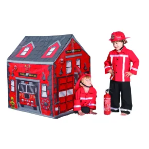 Casetta Tenda da Gioco per Bambini Stazione dei Pompieri per Cameretta 2