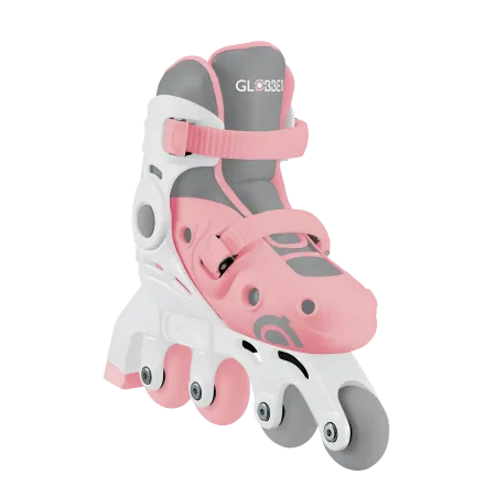 Pattini per Bambini 2 in 1 Regolabili Taglia 26–29 Rosa Pastello
