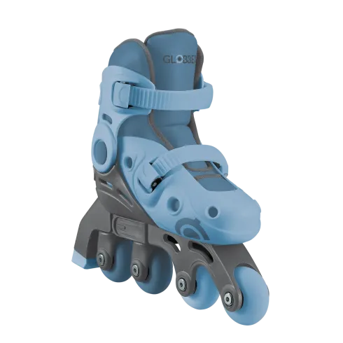 Pattini per Bambini 2 in 1 Regolabili Taglia 26–29 Celeste Pastello