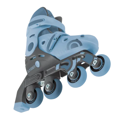 Pattini per Bambini 2 in 1 Regolabili Taglia 26–29 Celeste Pastello