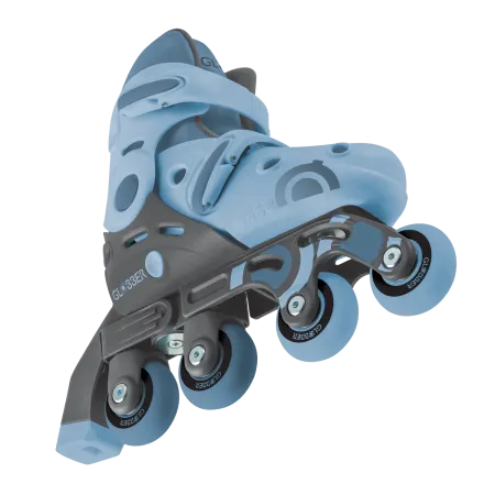 Pattini per Bambini 2 in 1 Regolabili Taglia 26–29 Celeste Pastello