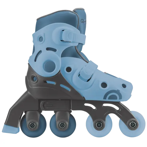 Pattini per Bambini 2 in 1 Regolabili Taglia 26–29 Celeste Pastello
