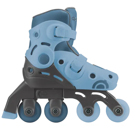 Pattini per Bambini 2 in 1 Regolabili Taglia 26–29 Celeste Pastello