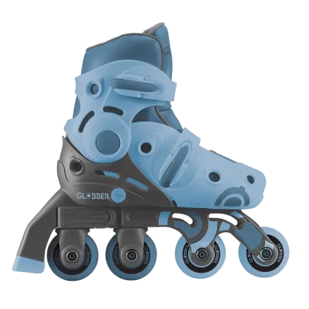 Pattini per Bambini 2 in 1 Regolabili Taglia 26–29 Celeste Pastello