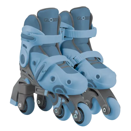 Pattini per Bambini 2 in 1 Regolabili Taglia 26–29 Celeste Pastello