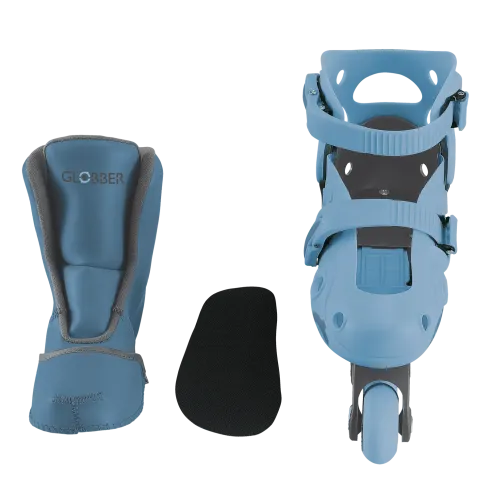 Pattini per Bambini 2 in 1 Regolabili Taglia 26–29 Celeste Pastello