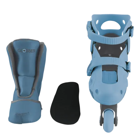 Pattini per Bambini 2 in 1 Regolabili Taglia 26–29 Celeste Pastello