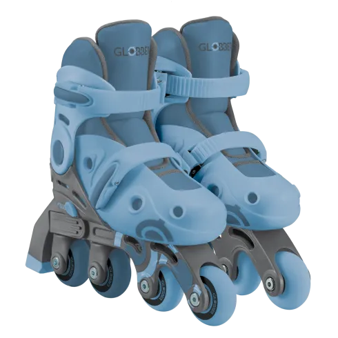 Pattini per Bambini 2 in 1 Regolabili Taglia 26–29 Celeste Pastello
