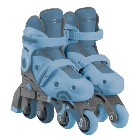 Pattini per Bambini 2 in 1 Regolabili Taglia 26–29 Celeste Pastello