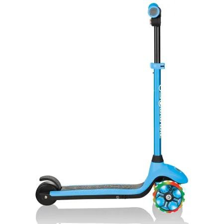 Monopattino Elettrico a 3 Ruote Azzurro per Bambini 80W Regolabile