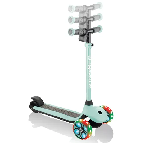 Monopattino Elettrico a 3 Ruote Verde Menta per Bambini 80W Regolabile