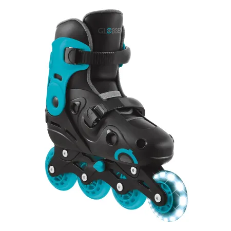 Pattini in Linea per Bambini Taglia 34-37 LED Freno Posteriore Blu