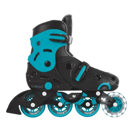 Pattini in Linea per Bambini Taglia 34-37 LED Freno Posteriore Blu
