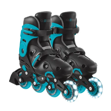 Pattini in Linea per Bambini Taglia 34-37 LED Freno Posteriore Blu