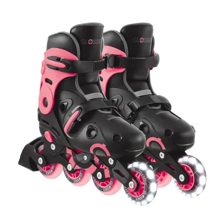 Pattini in Linea per Bambini Taglia 34-37 LED Freno Posteriore Rosa
