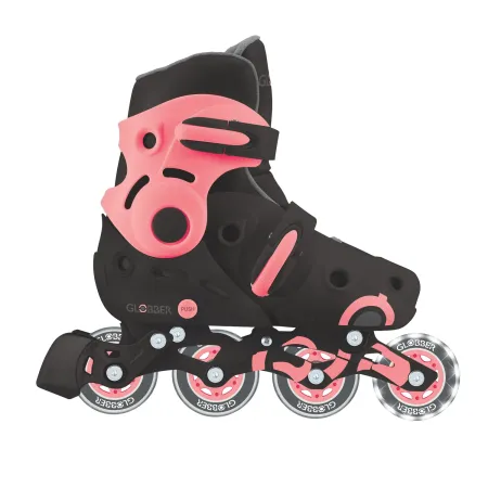 Pattini in Linea per Bambini Taglia 34-37 LED Freno Posteriore Rosa