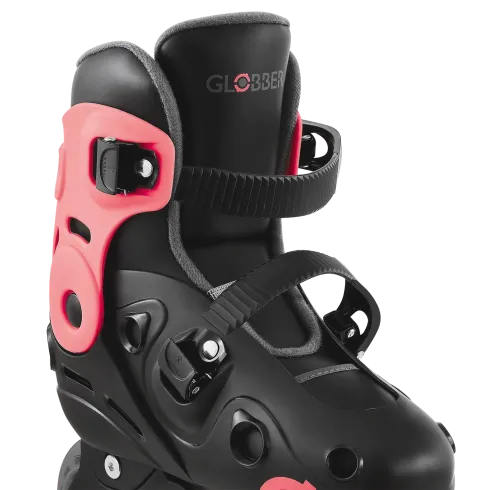 Pattini in Linea per Bambini Taglia 34-37 LED Freno Posteriore Rosa