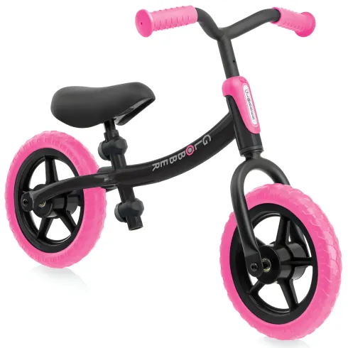 Bicicletta per Bambini 2-5 anni Rosa Neon Regolabile per Equilibrio
