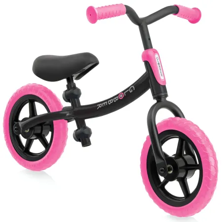 Bicicletta per Bambini 2-5 anni Rosa Neon Regolabile per Equilibrio