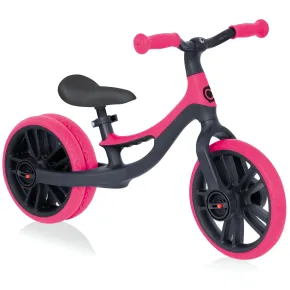 Bicicletta Senza Pedali per Bambini 2-5 Anni Rosa Neon Regolabile