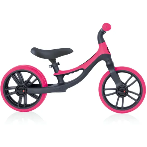 Bicicletta Senza Pedali per Bambini 2-5 Anni Rosa Neon Regolabile